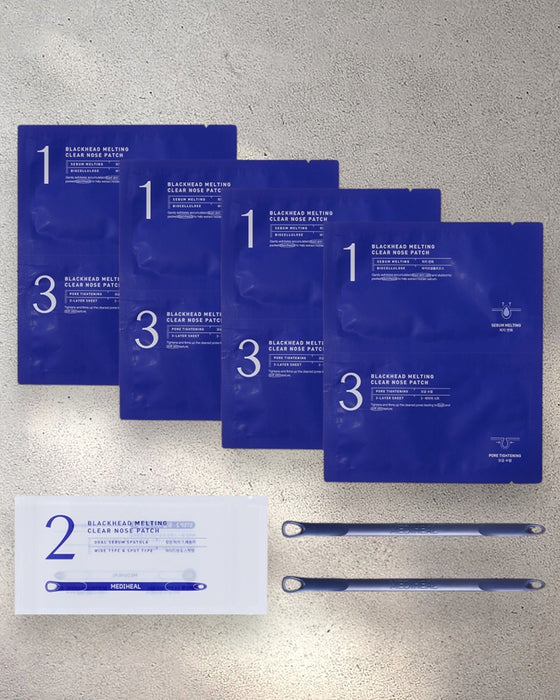 [ MEDIHEAL ] Blackhead Melting Clear Nose Patch 4P