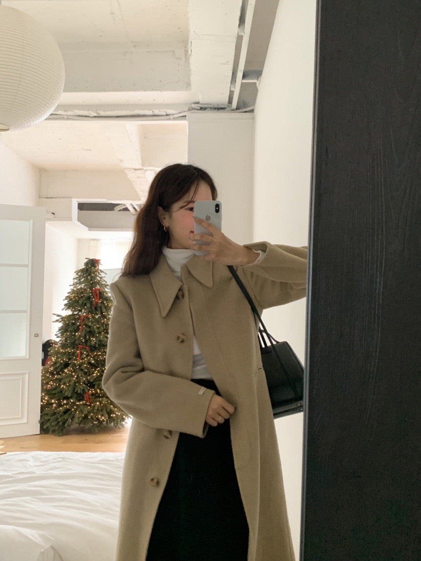 Vin 90% Wool Coat with Padded Vest