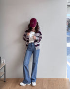 Jaime Striped Cardigan