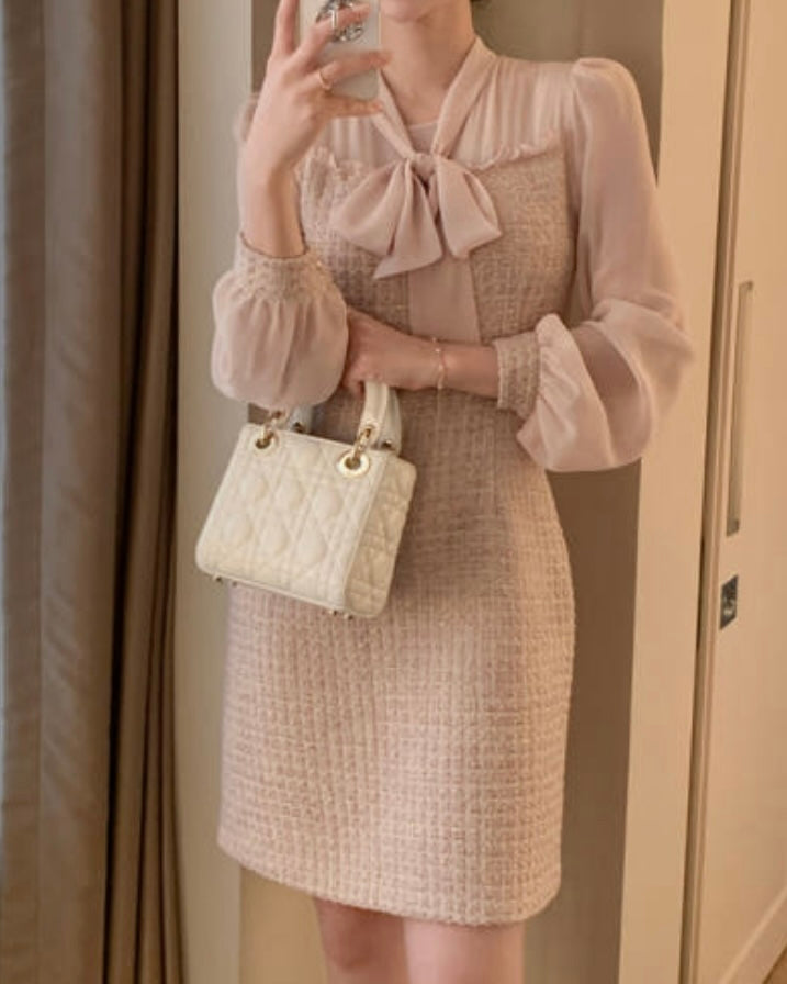 Clara Tweed Dress