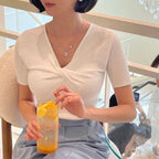 Twist Short Sleeves Knit