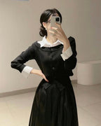 Layered Knit Blouse