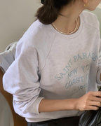 Saint Embroidery Sweatshirt