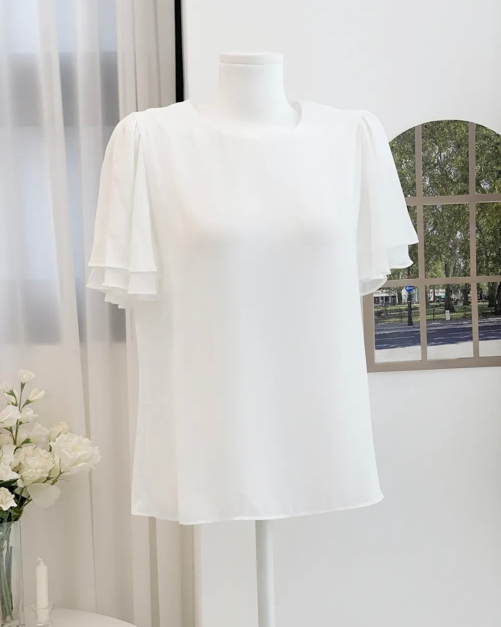 Wave Frill Blouse