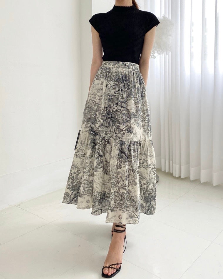 Sketch Long Skirt