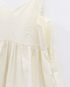 Shirring Adjustable Strap Blouse