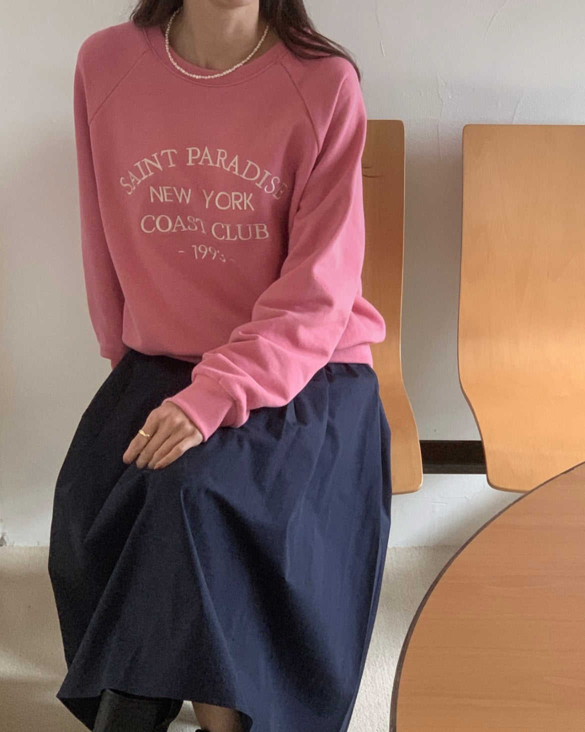Saint Embroidery Sweatshirt