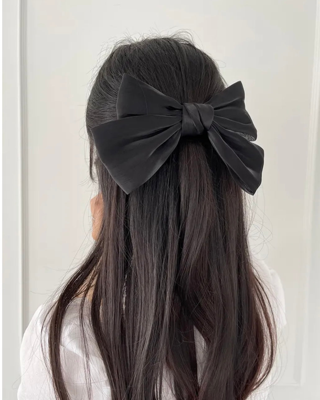 Organza Big Ribbon Hair Clip