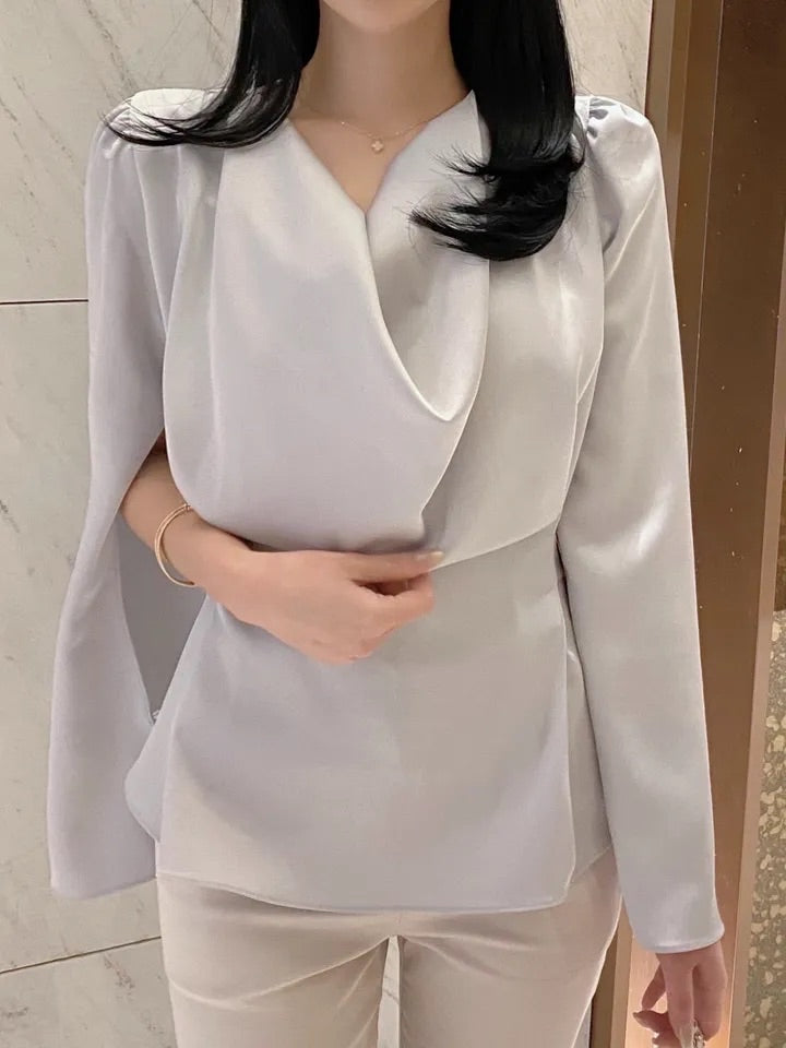 Zoe Drape Blouse