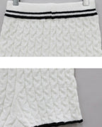 Vly Knit Two-Piece