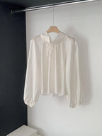 [ Pre-order ] Mia Back Ribbon Blouse
