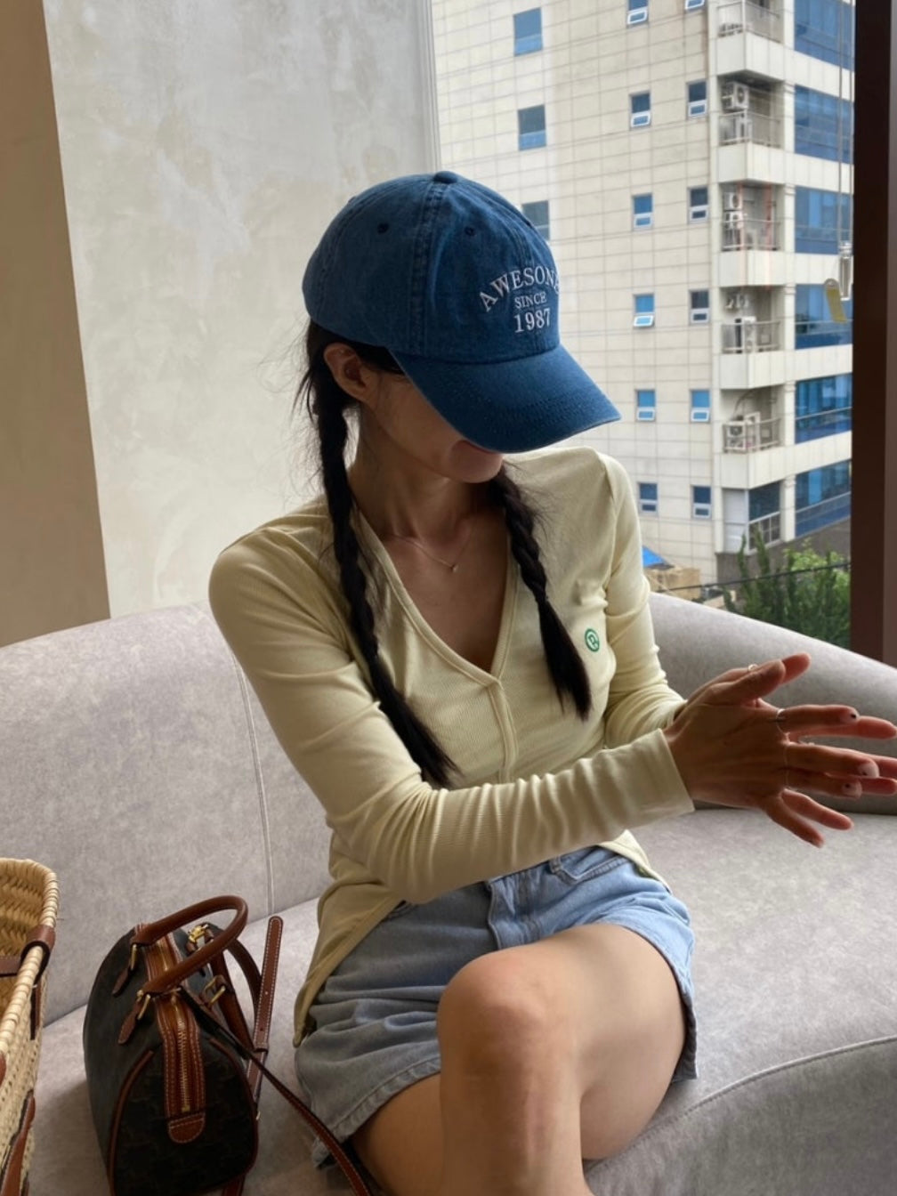 Awesone Denim Ball Cap