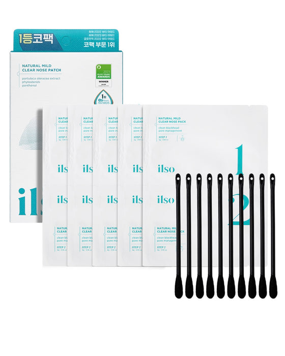[ ilso ] Natural Mild Clear Nose Patch 5p
