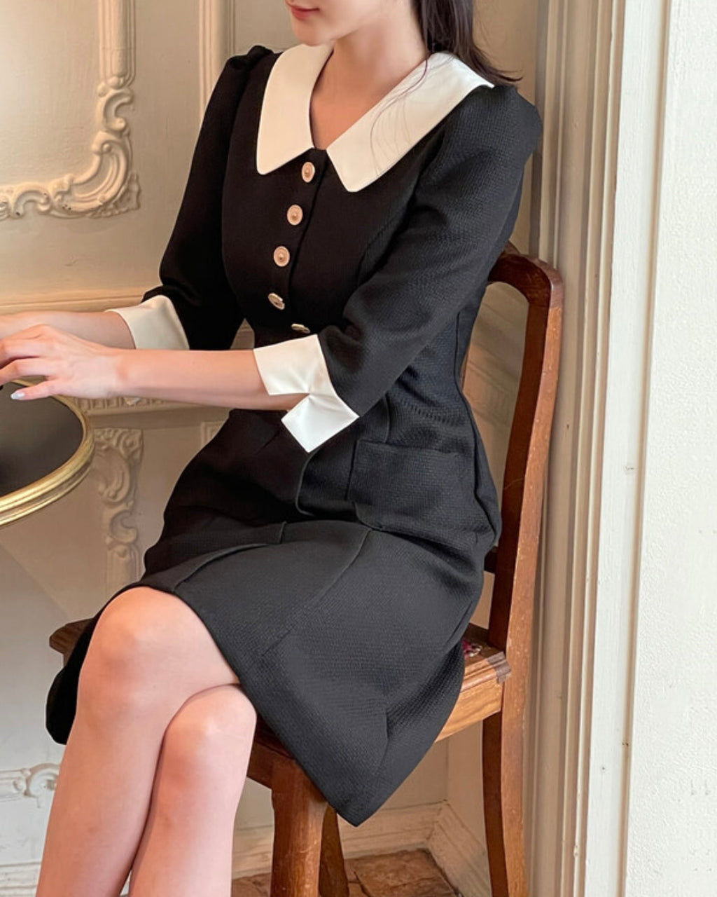 [ Pre-order ] Roar Tweed Dress
