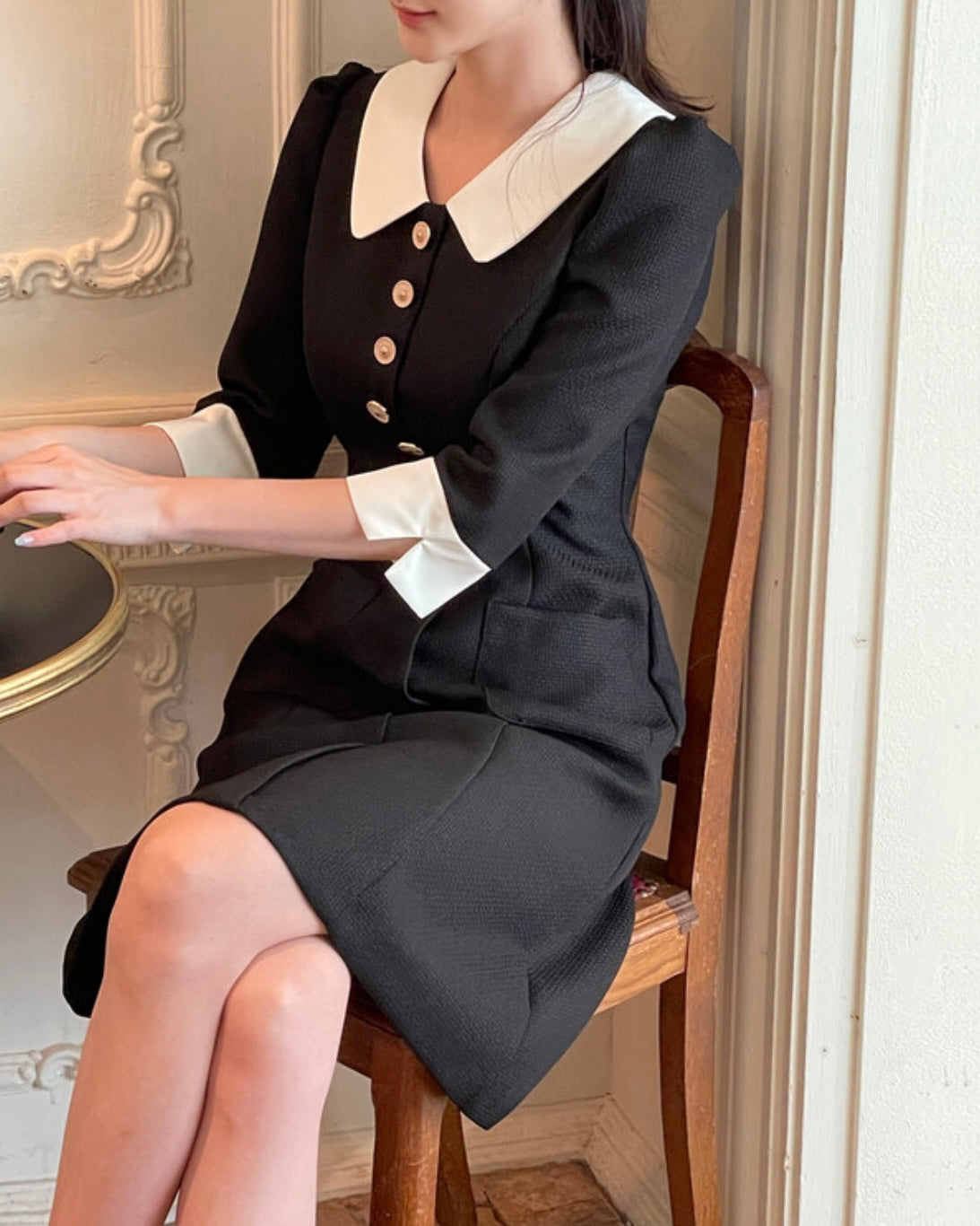 [ Pre-order ] Roar Tweed Dress