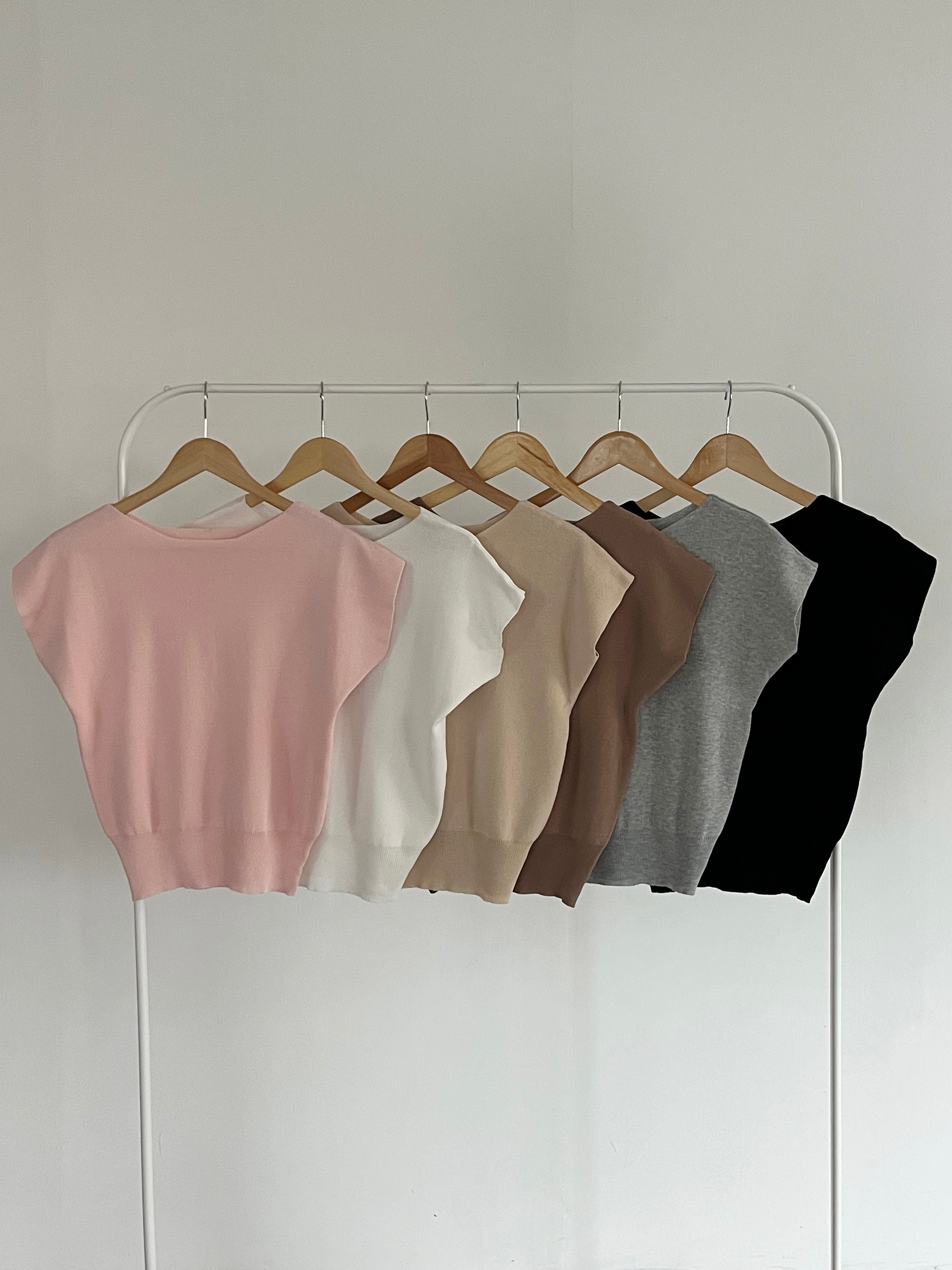 Cool Cap-Sleeve Knit