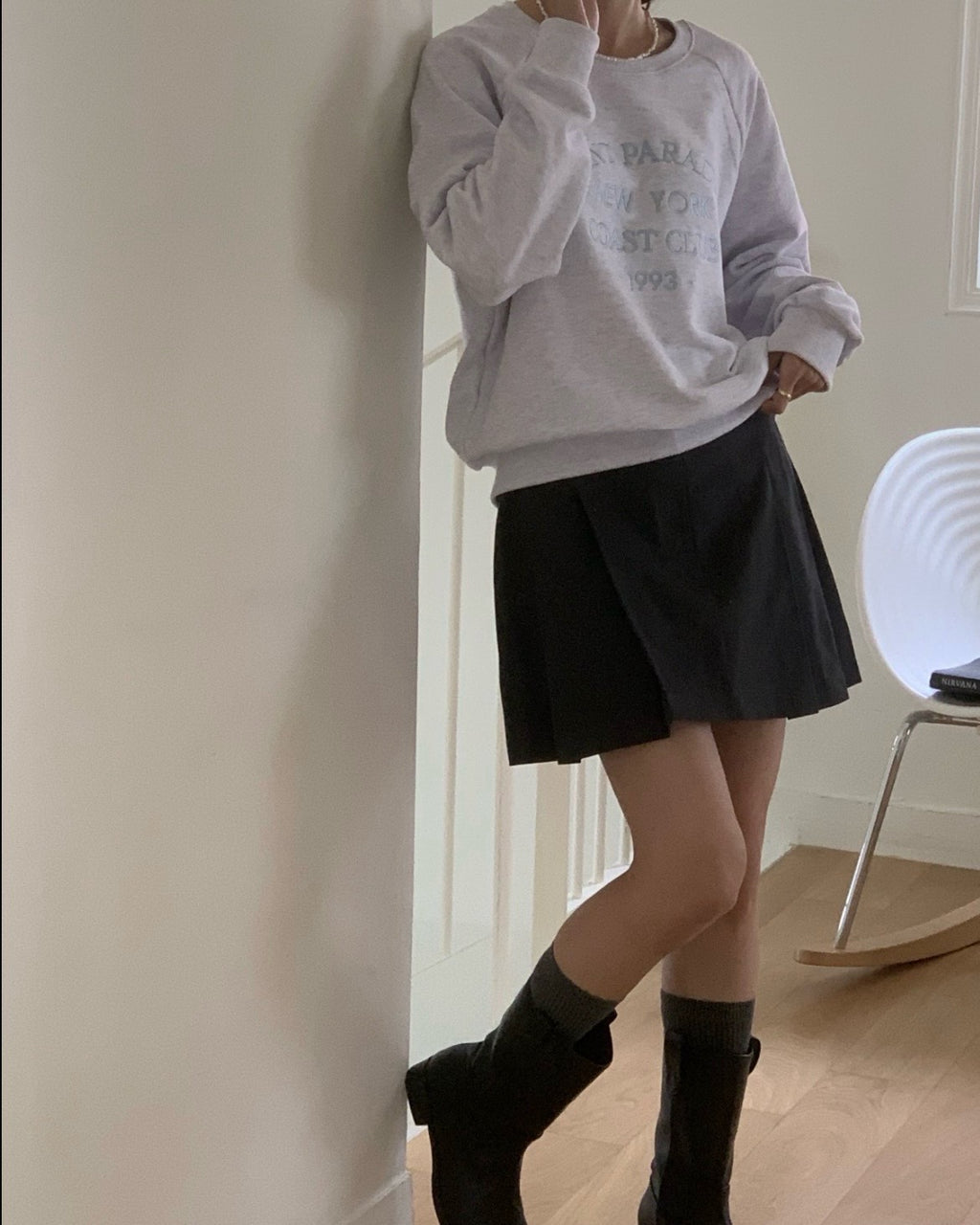 Saint Embroidery Sweatshirt