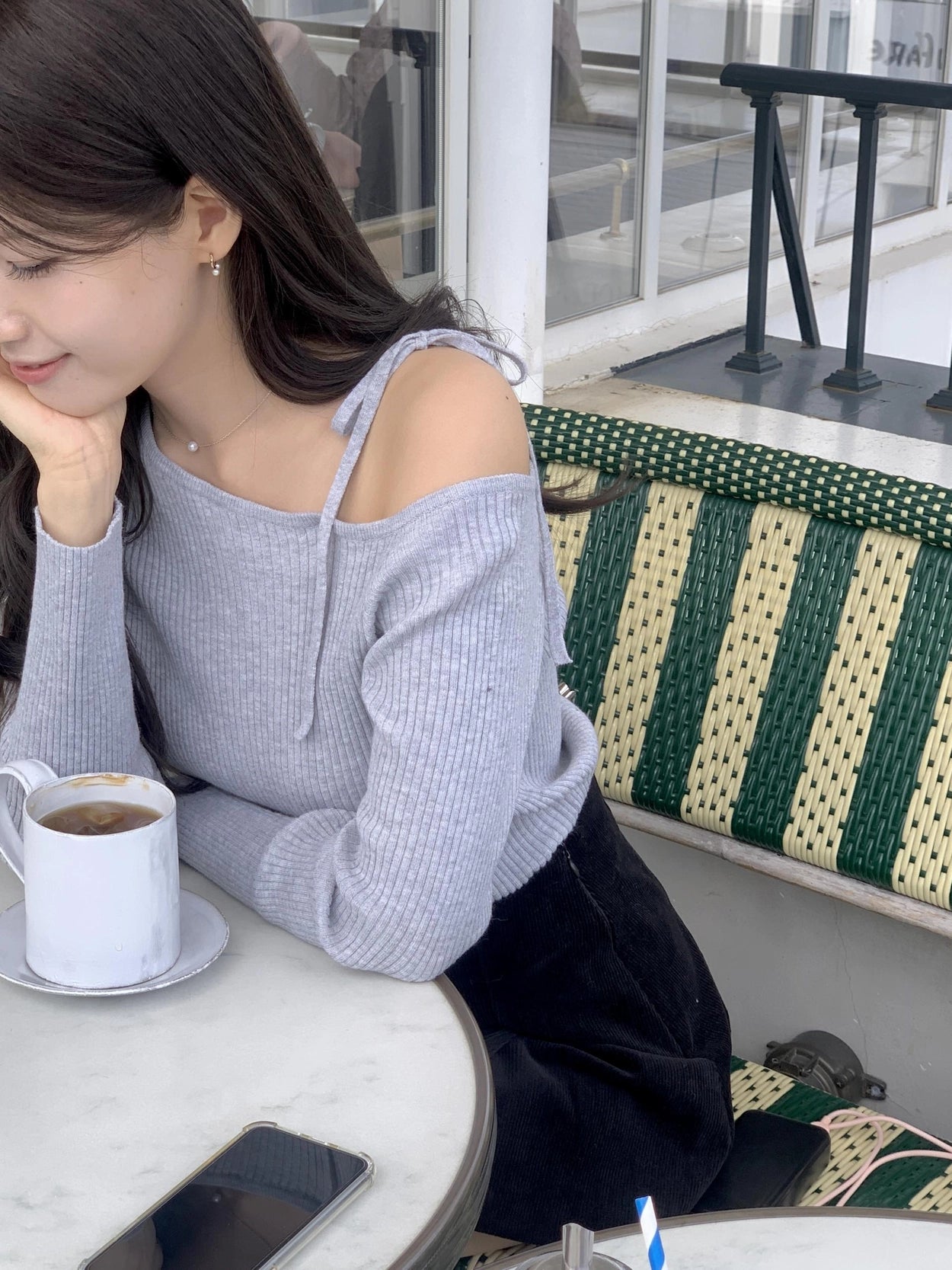 Sandy Ribbon Ribbed Knit