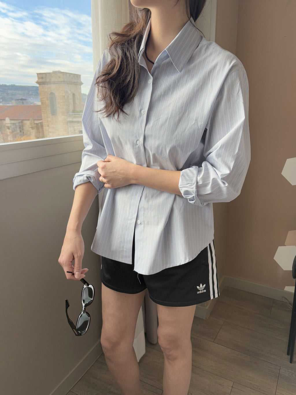 Over Striped Shirt