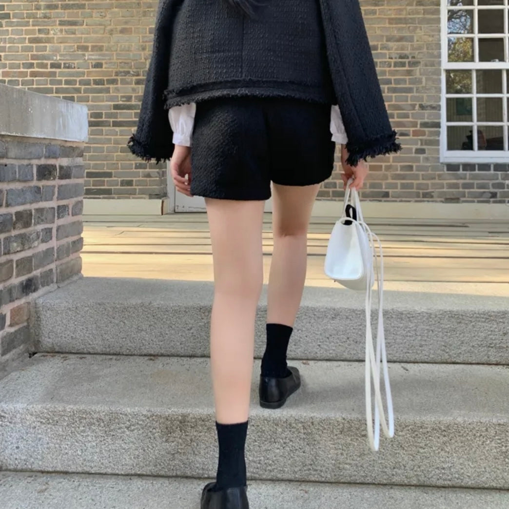 [XS,S] Monica Tweed Shorts