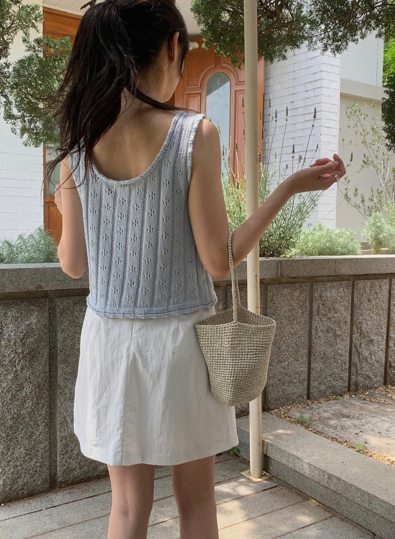 Lychee Knitted Sleeveless