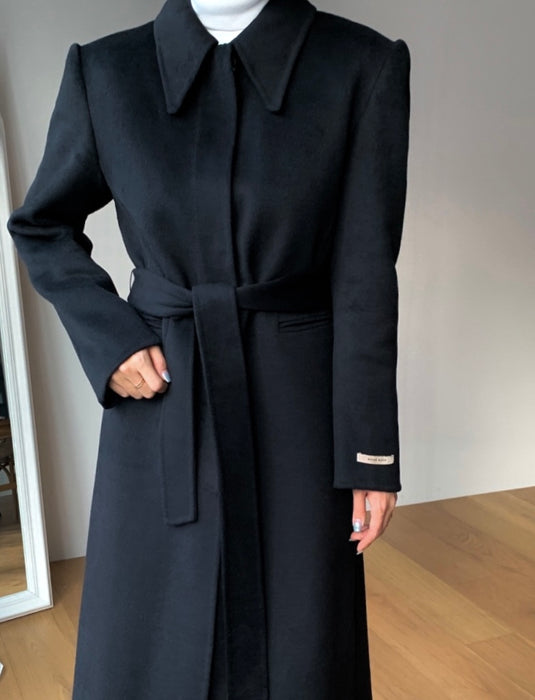 Vin Handmade 90% Wool Coat with Padded Vest