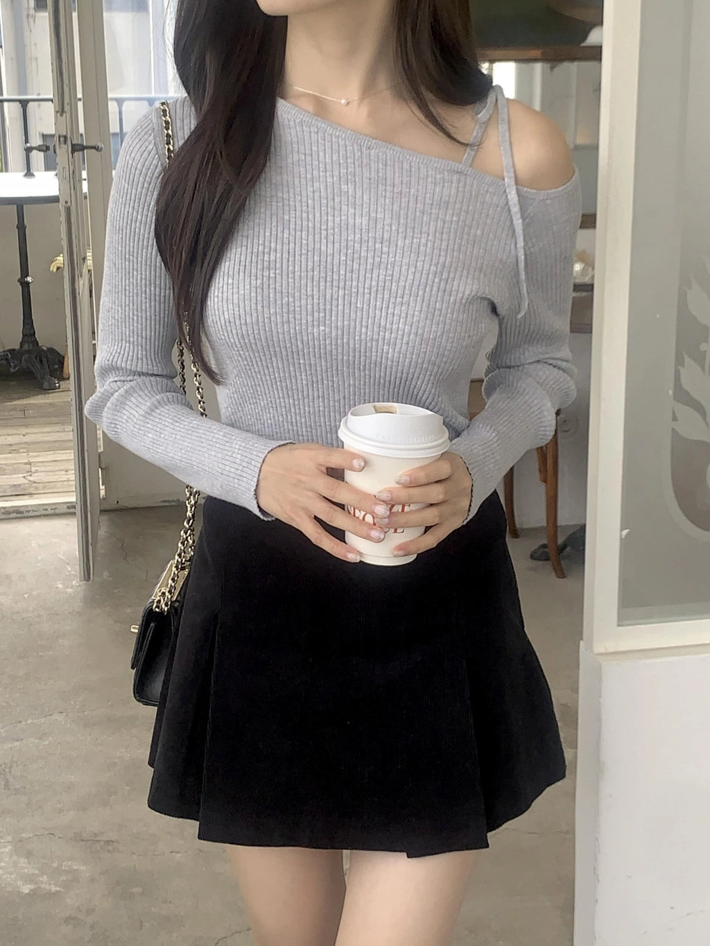 Sandy Ribbon Ribbed Knit