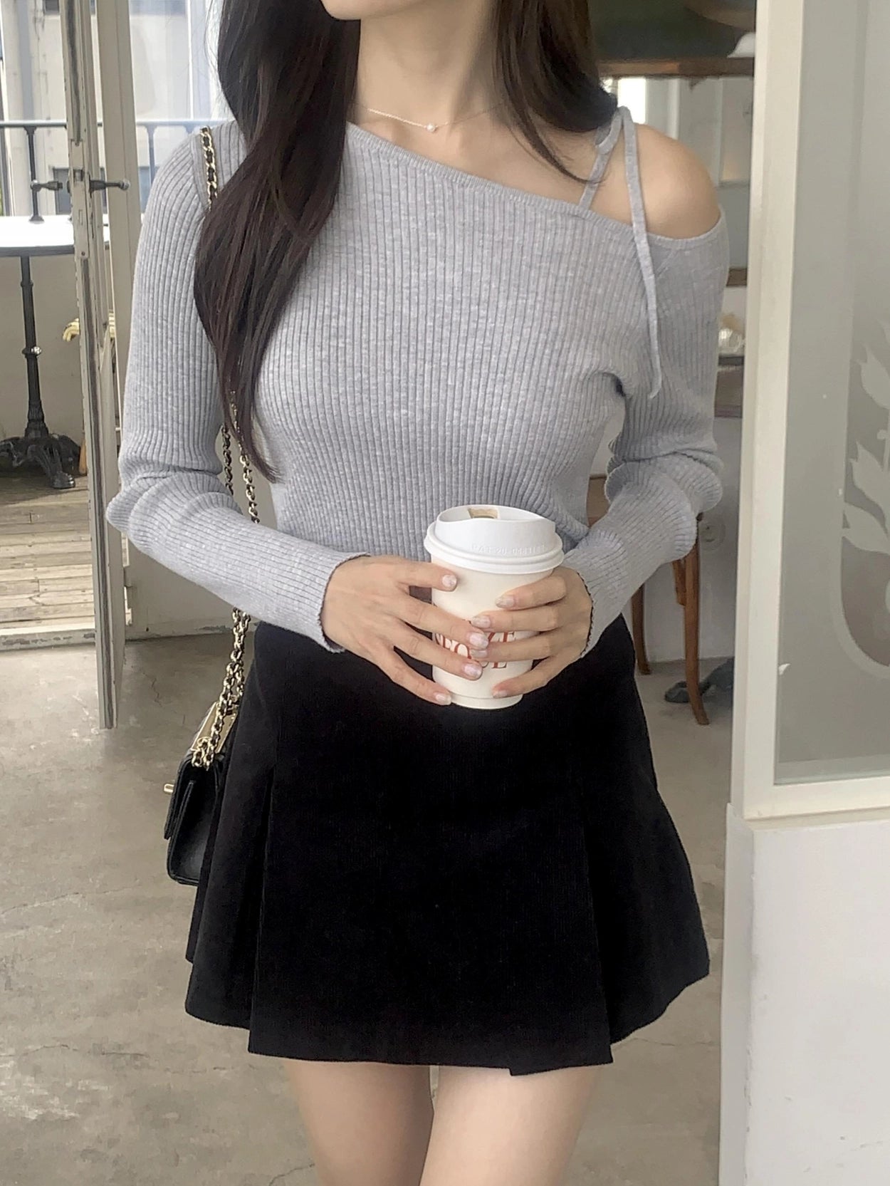 Sandy Ribbon Ribbed Knit