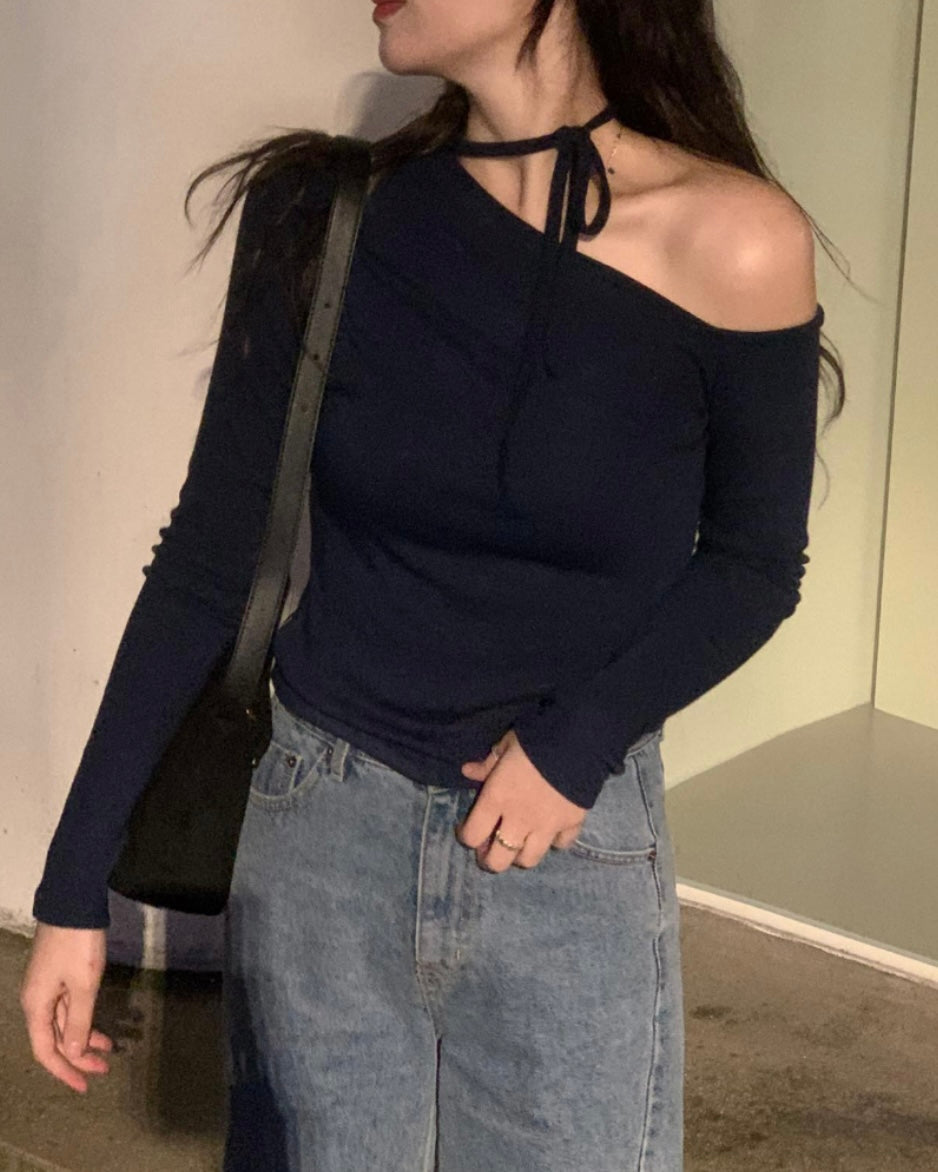 String Off-Shoulder Top