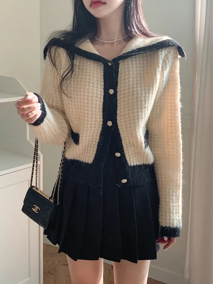 Waffle Cardigan