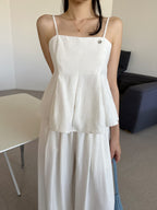 [ Sale Excluded ] Linen Pintuck Two-Piece Set