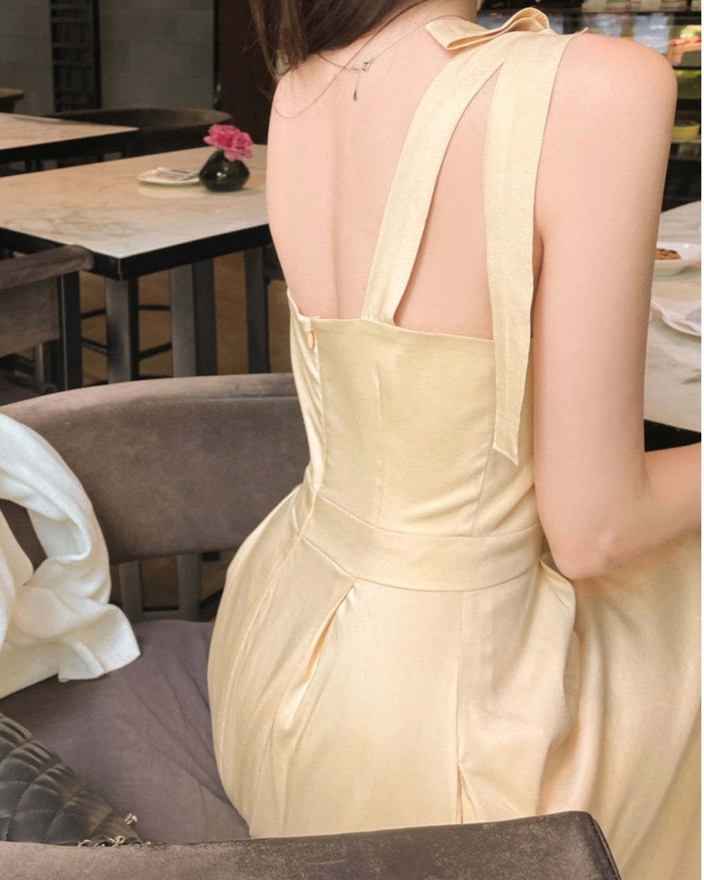 One Ribbon Long Dress