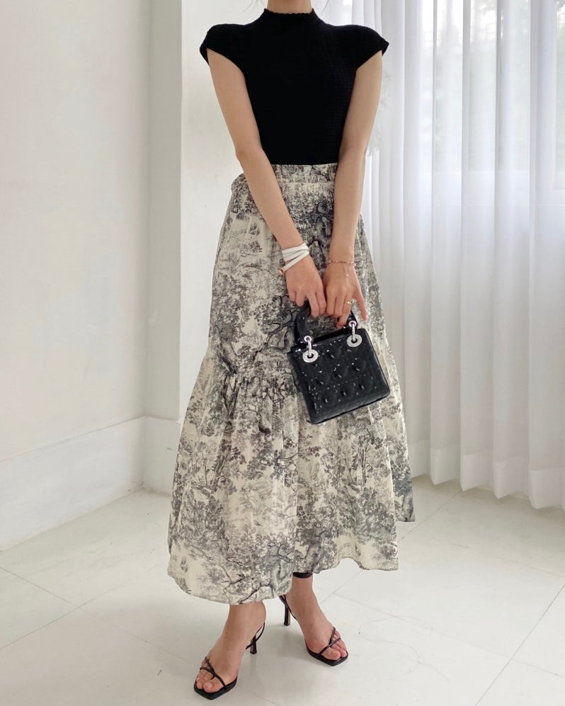 Sketch Long Skirt