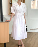 Sailor Cotton Dress