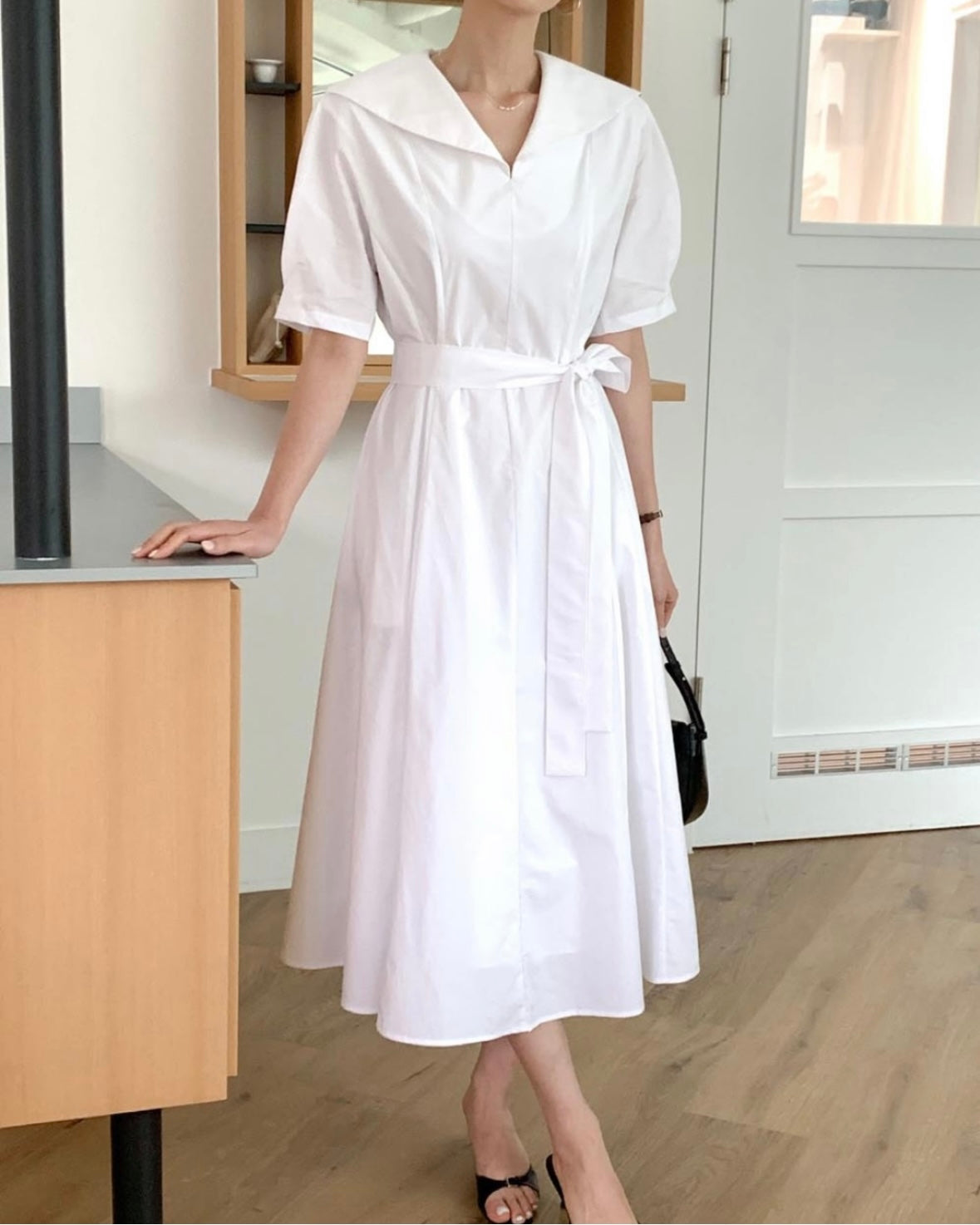 Sailor Cotton Dress