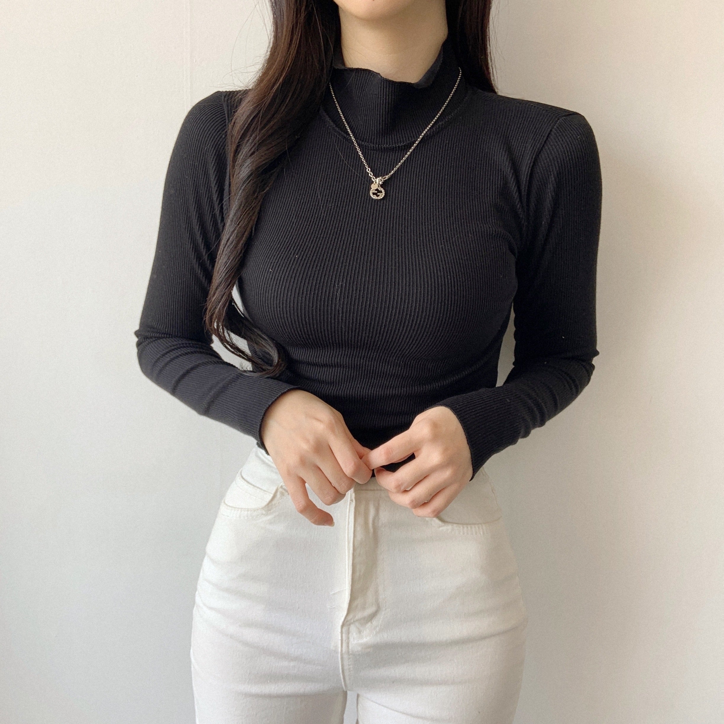 Ripped Turtleneck