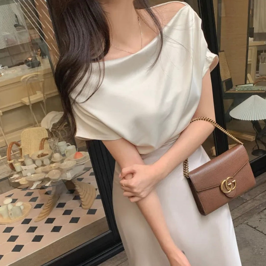 Easel Drape Blouse