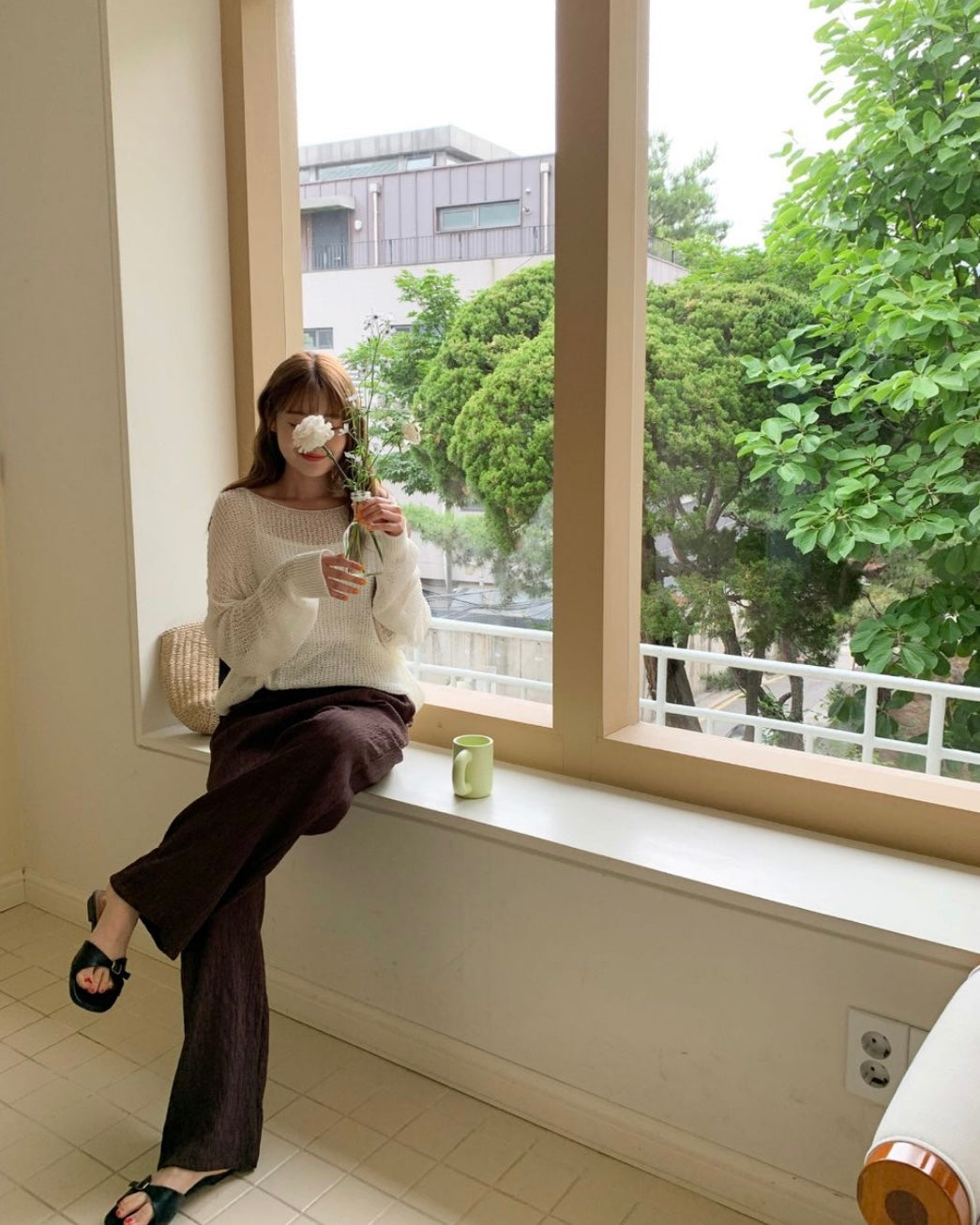 Landis Boat-Neck Knit Top