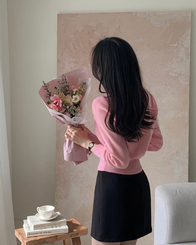 Cotton V-Neck Cardigan