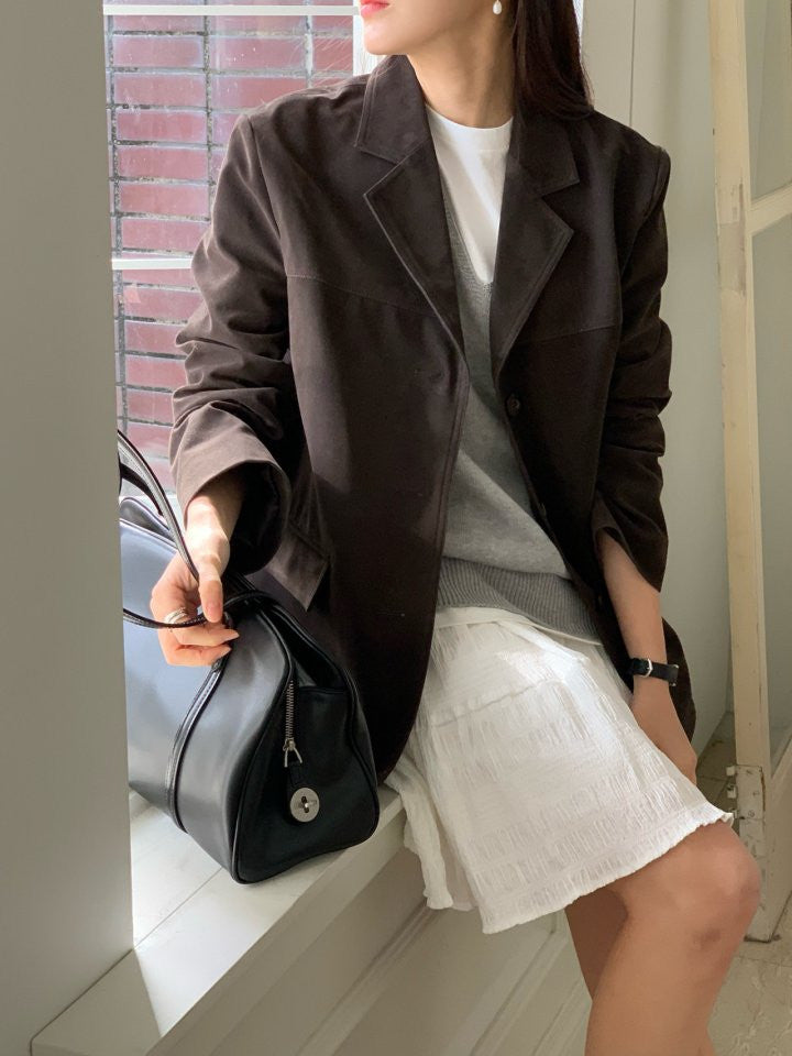 Premium Montaigne Suede Jacket