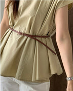 Belle Belt Blouse