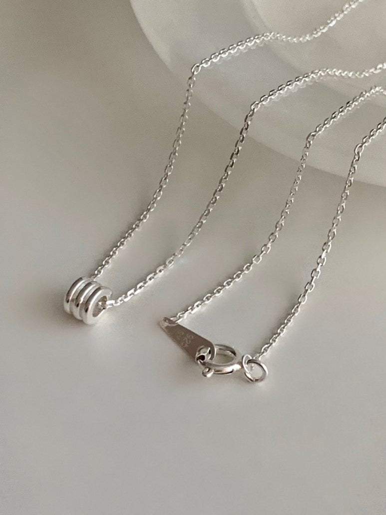 Silver Trio Necklace