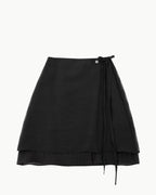 Stay Two Button Skirt