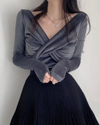 Velvet Twist Long Sleeve