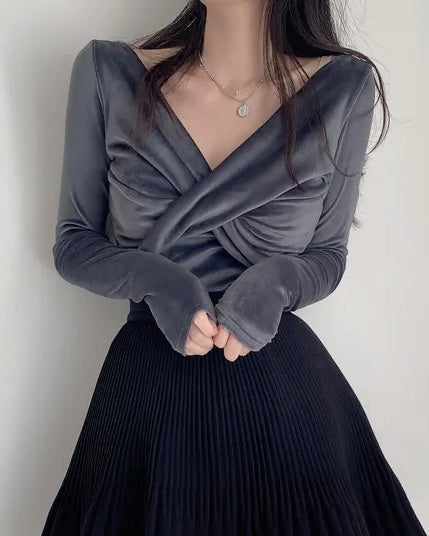 Velvet Twist Long Sleeve
