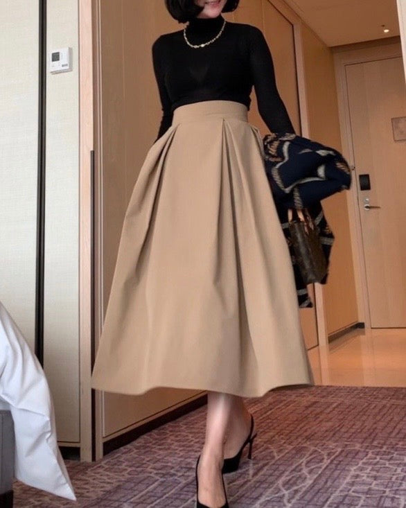 Hepburn Long Skirt