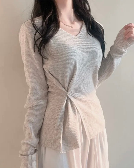 Bamboo Button Knit
