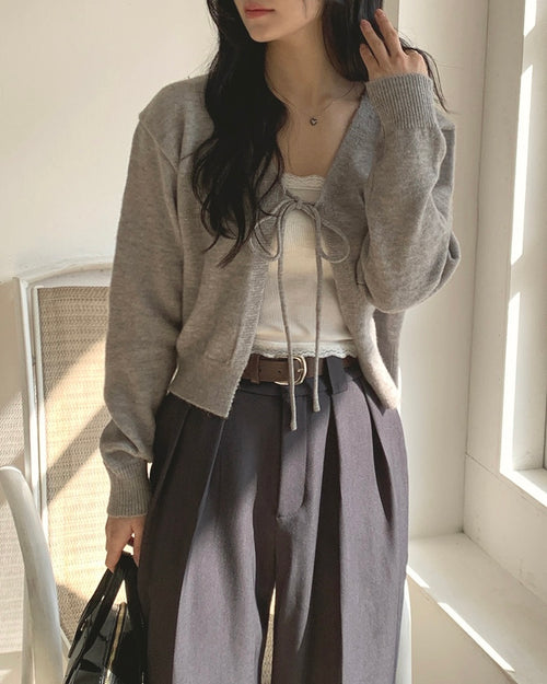 Bonbon Ribbon Cardigan