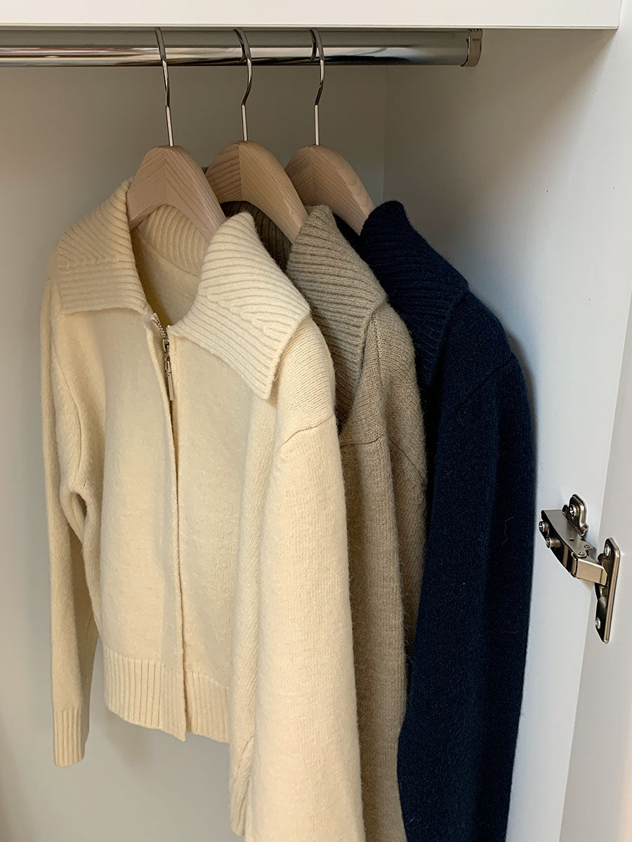 Onion Knit Zip-Up