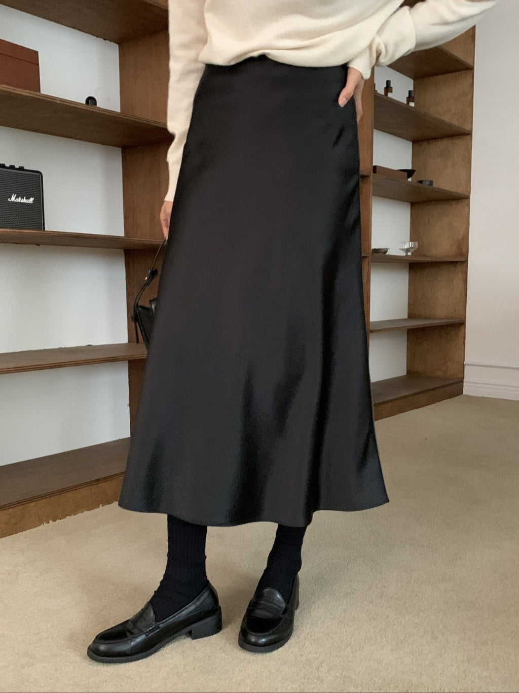 [S,M] Jian Satin Skirt